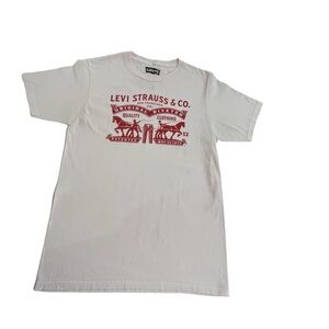 Levi Strauss Pink Logo T Shirt